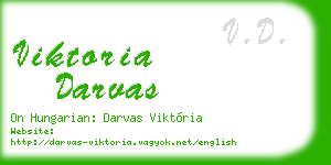 viktoria darvas business card