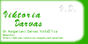 viktoria darvas business card